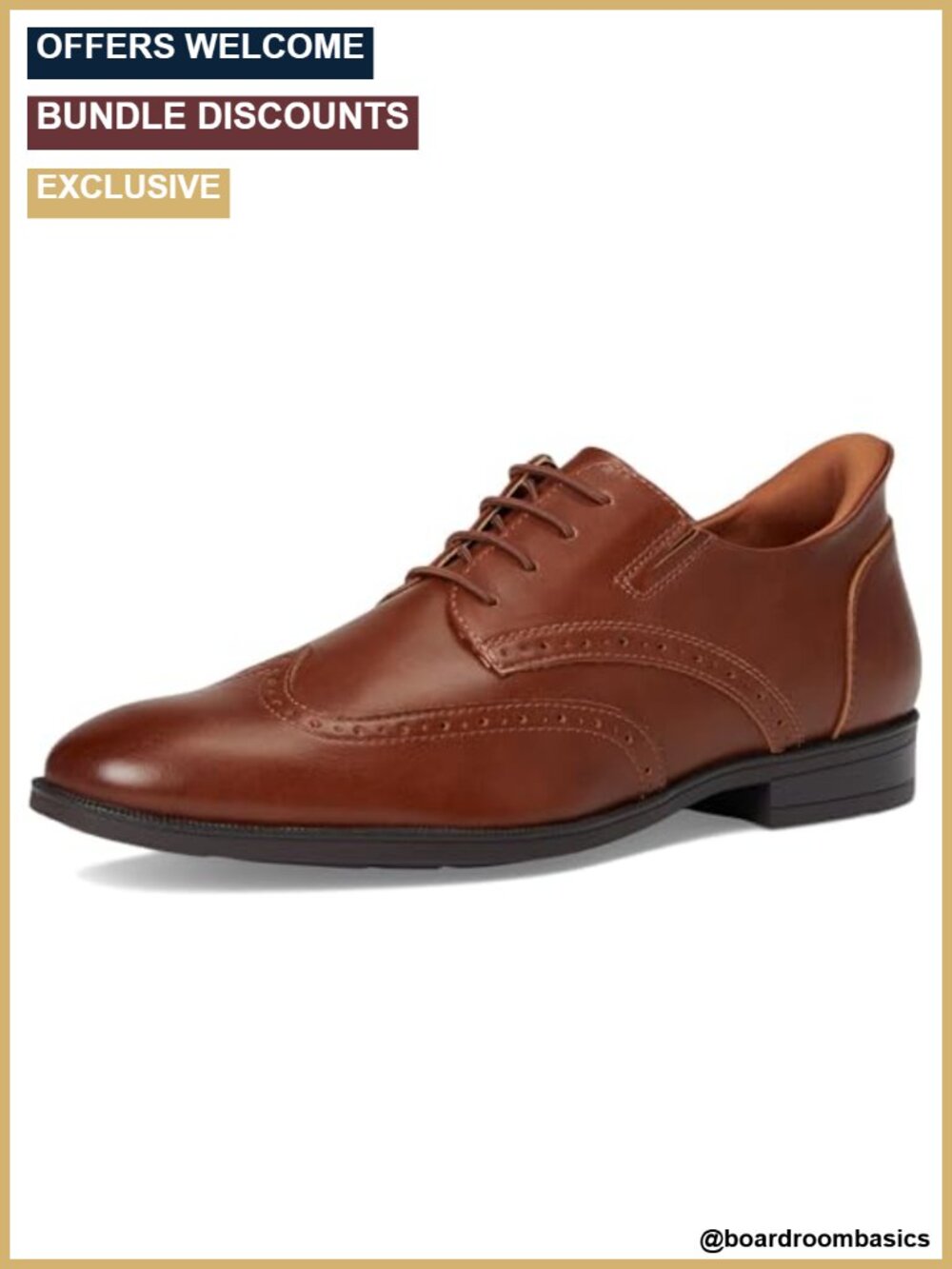 Hands-Free Slip-On Leather Oxfords Formal Business Casual Pull-On Low Top